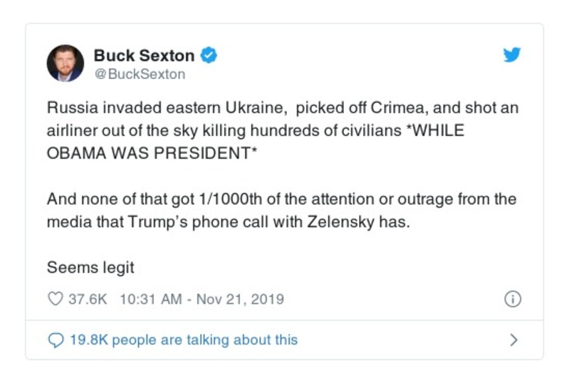 Post preview from Donald Trump