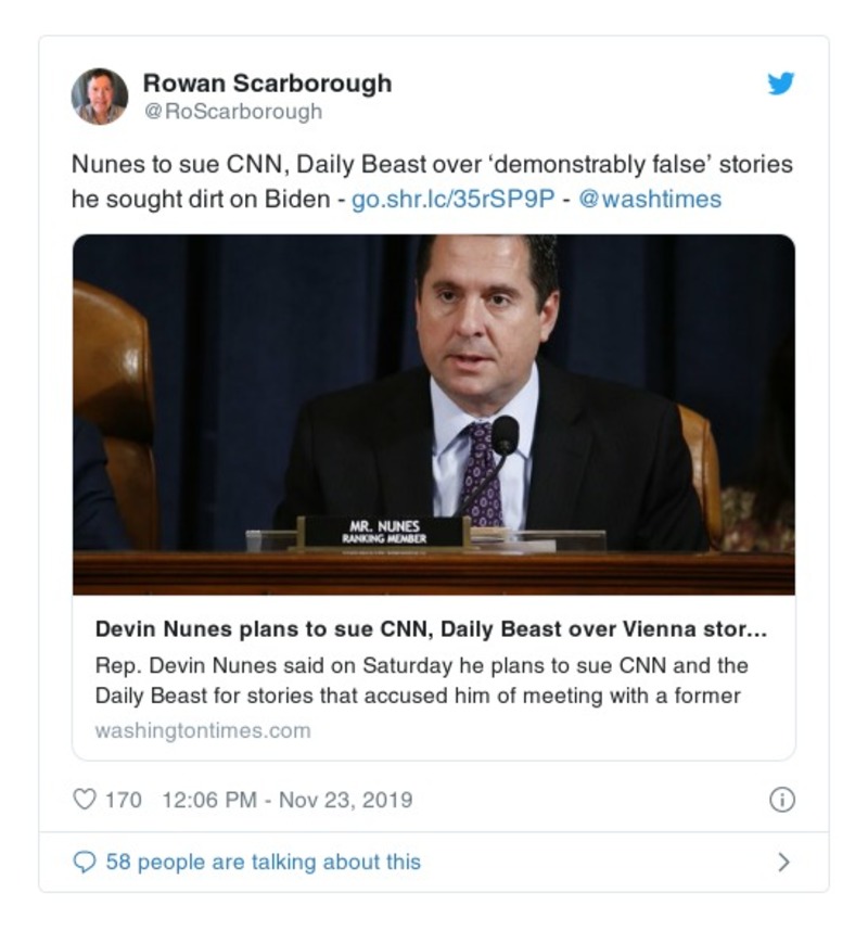 Post preview from Donald Trump