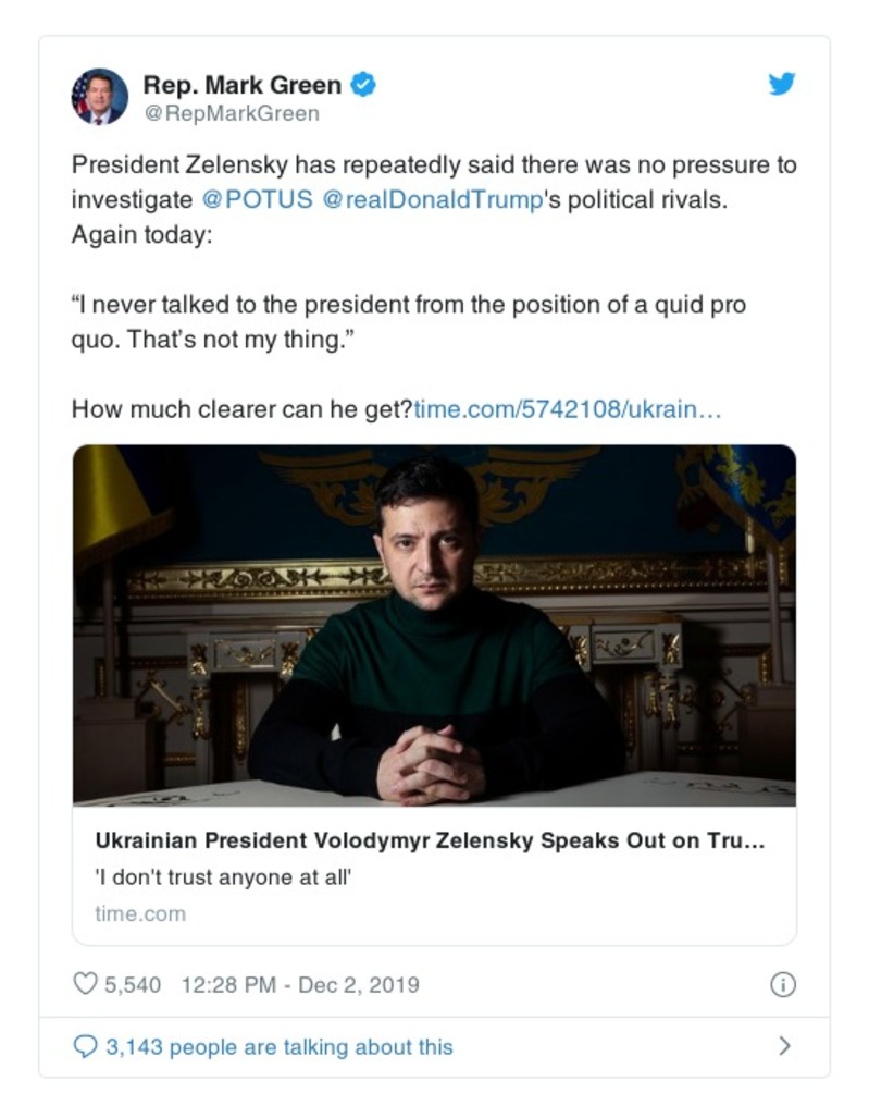 Post preview from Donald Trump