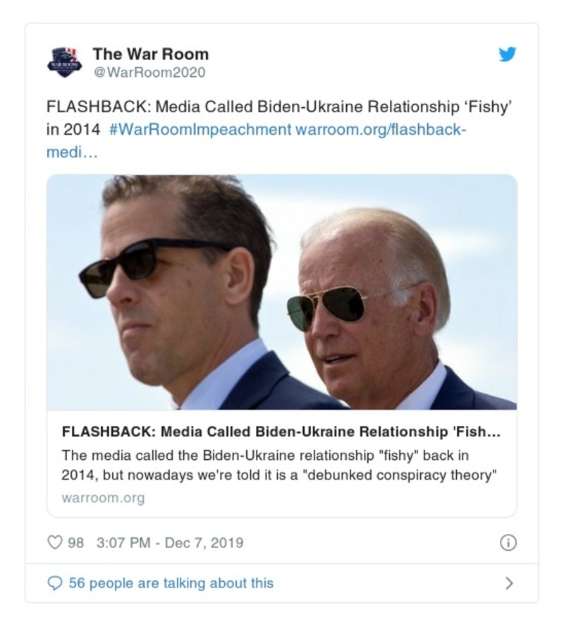 Post preview from Donald Trump