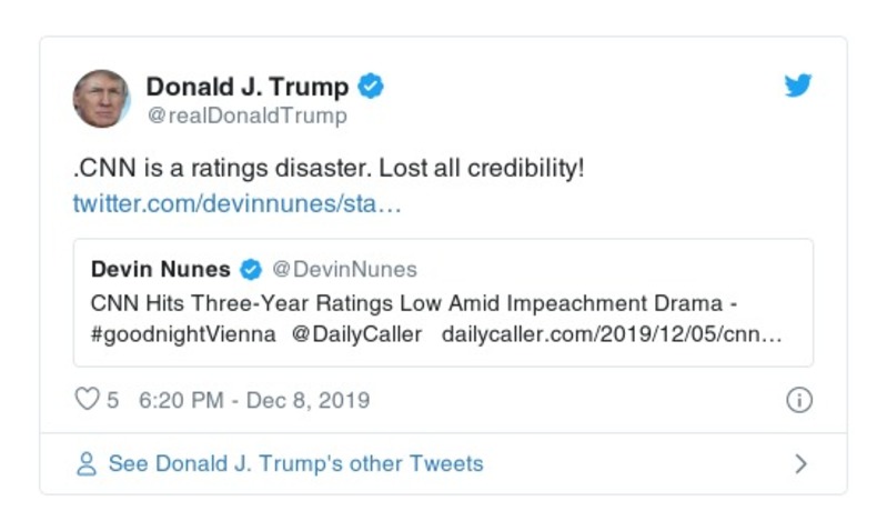 Post preview from Donald Trump