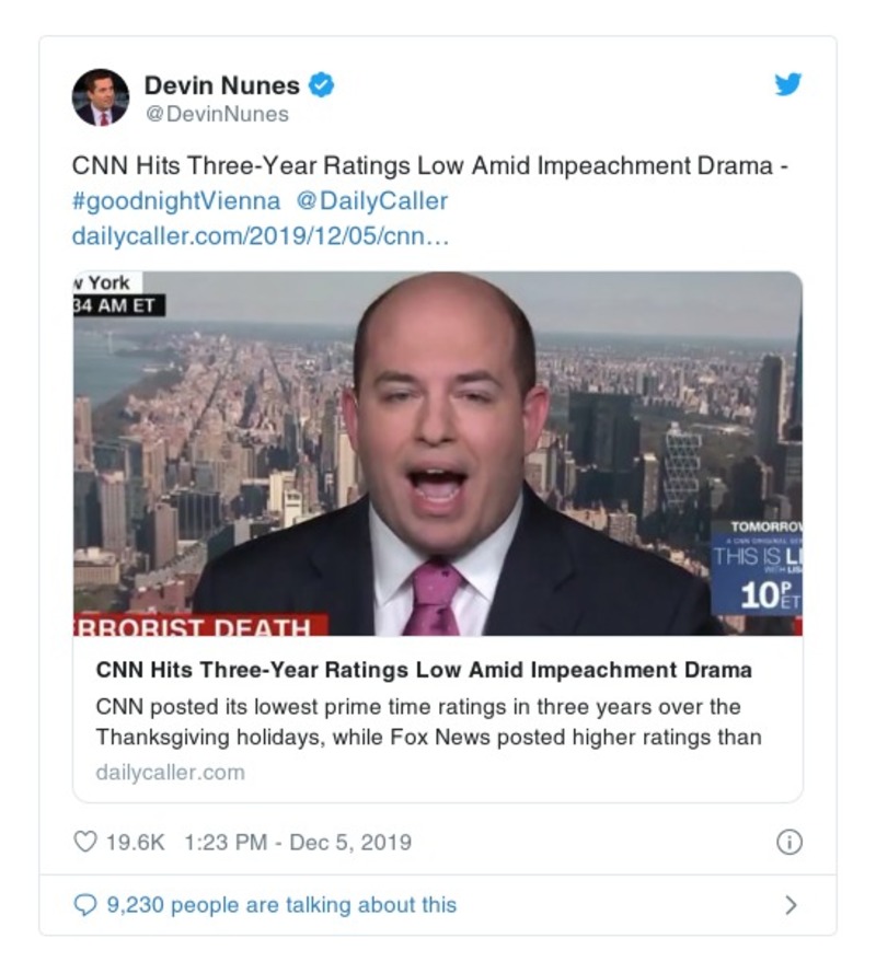 Post preview from Donald Trump