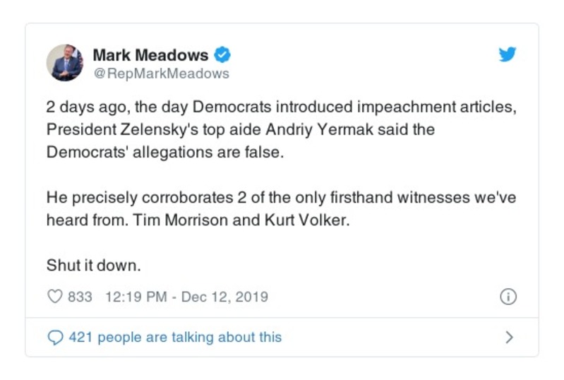 Post preview from Donald Trump