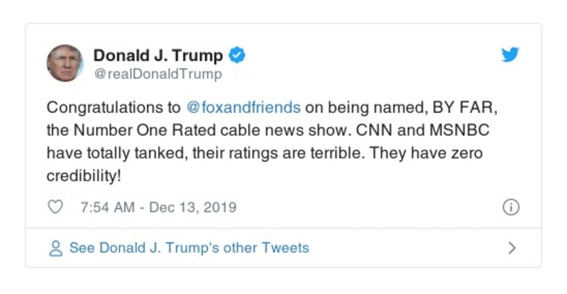 Post preview from Donald Trump