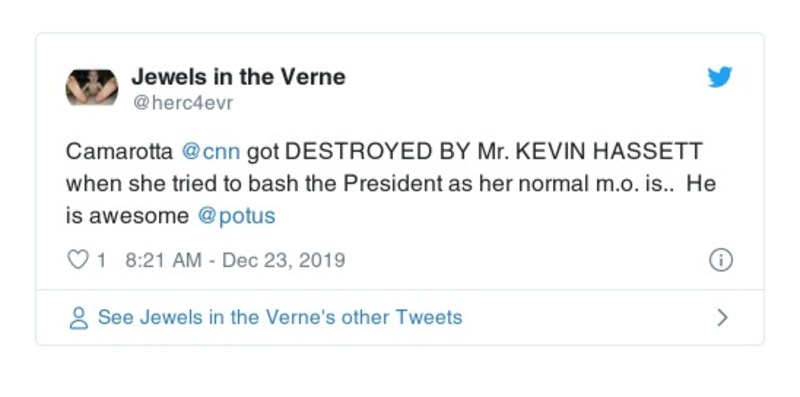 Post preview from Donald Trump