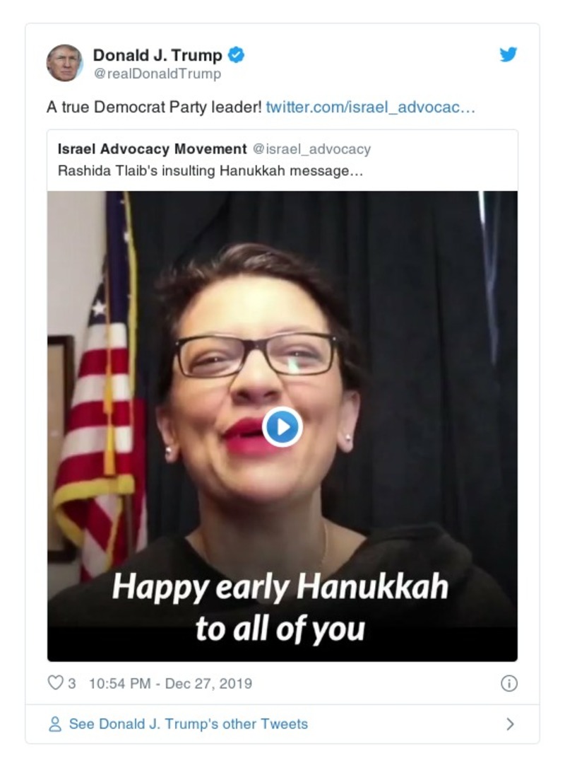 Post preview from Donald Trump