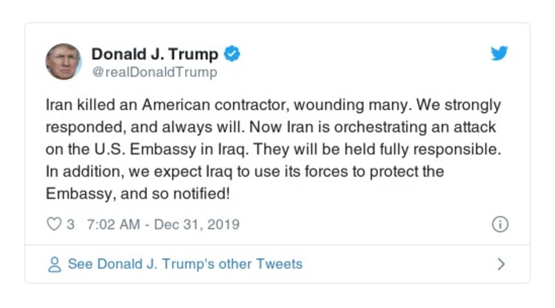 Post preview from Donald Trump