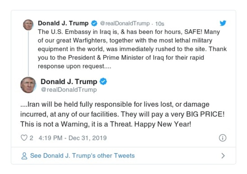 Post preview from Donald Trump