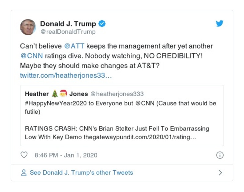 Post preview from Donald Trump