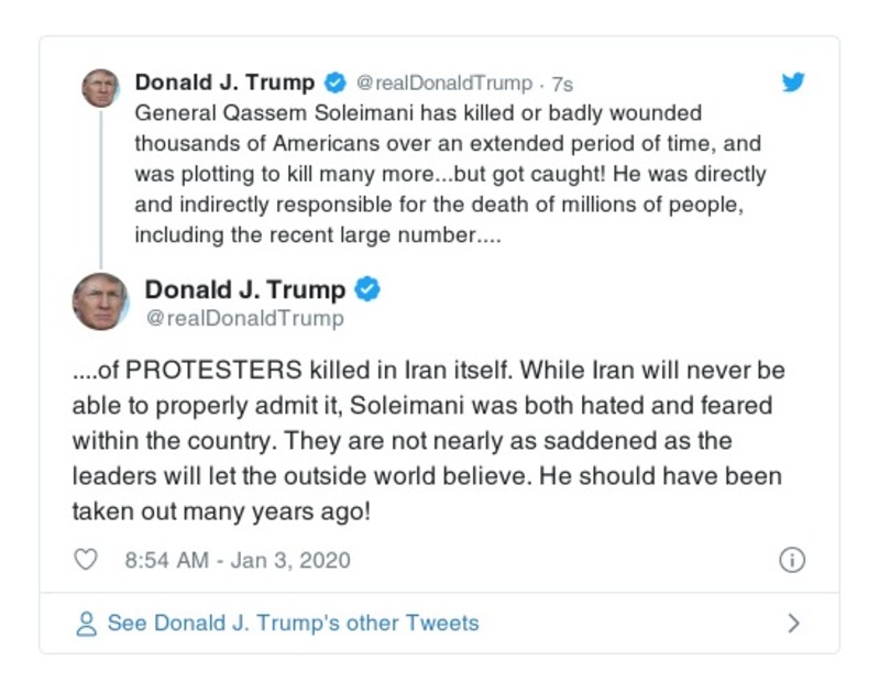 Post preview from Donald Trump