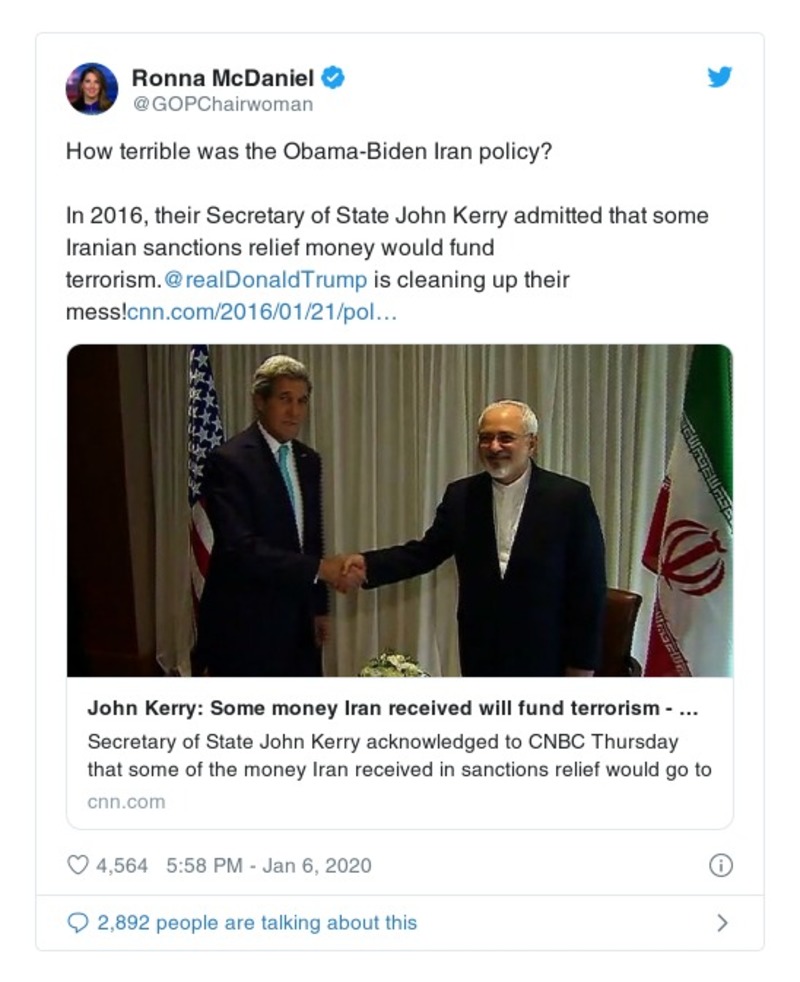 Post preview from Donald Trump