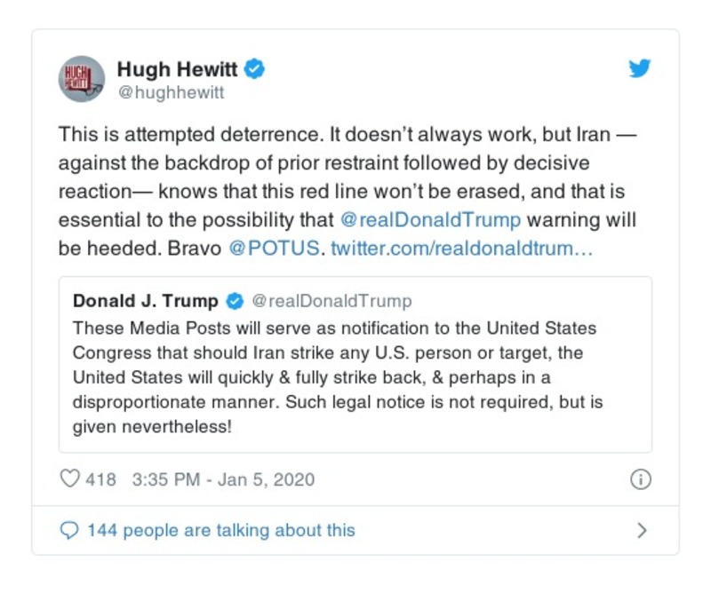 Post preview from Donald Trump