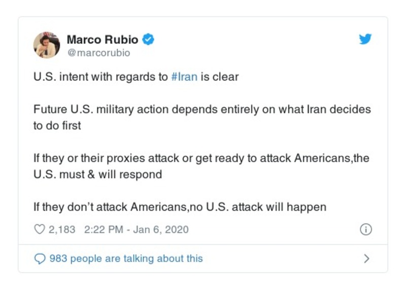 Post preview from Donald Trump