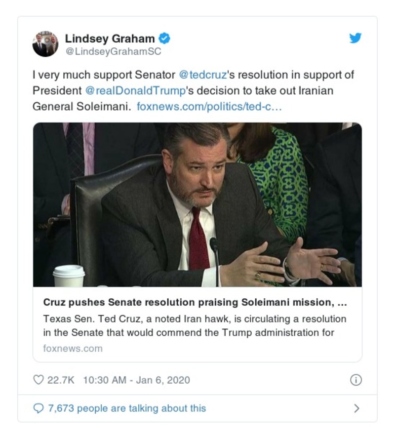 Post preview from Donald Trump