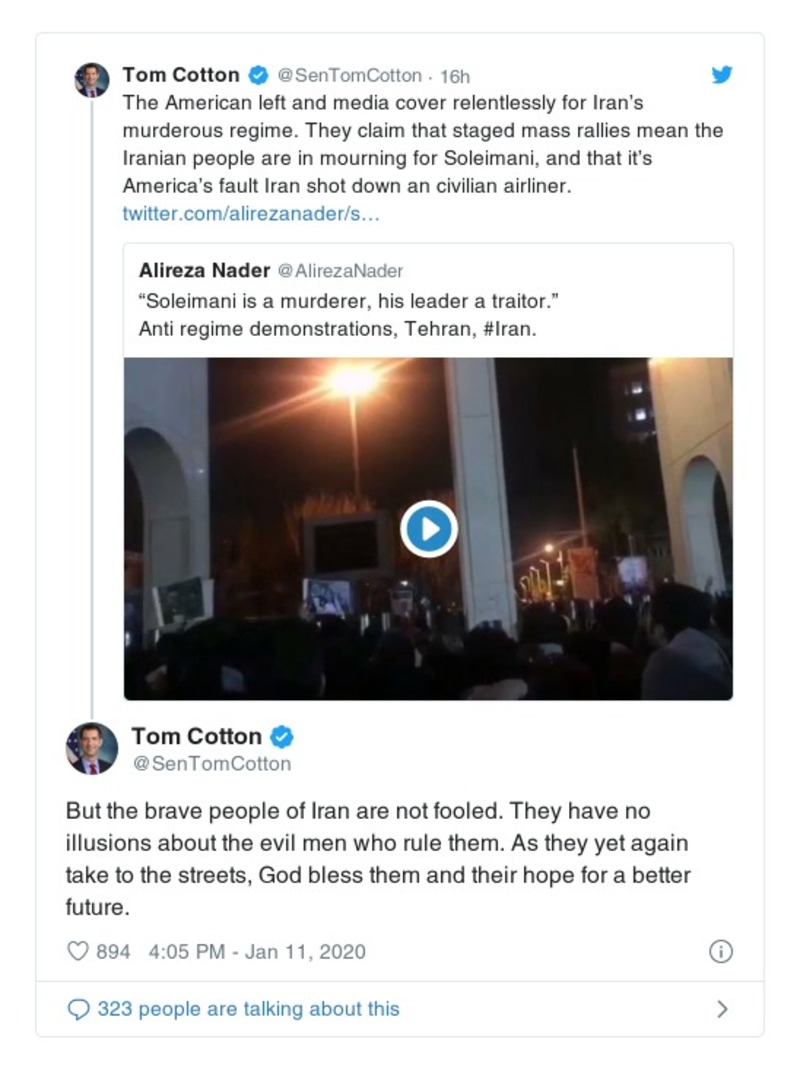 Post preview from Donald Trump