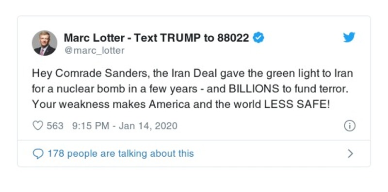 Post preview from Donald Trump