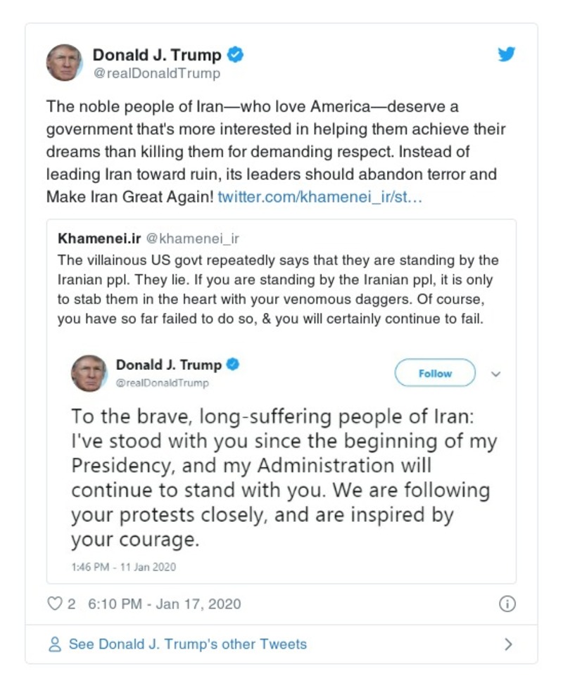 Post preview from Donald Trump