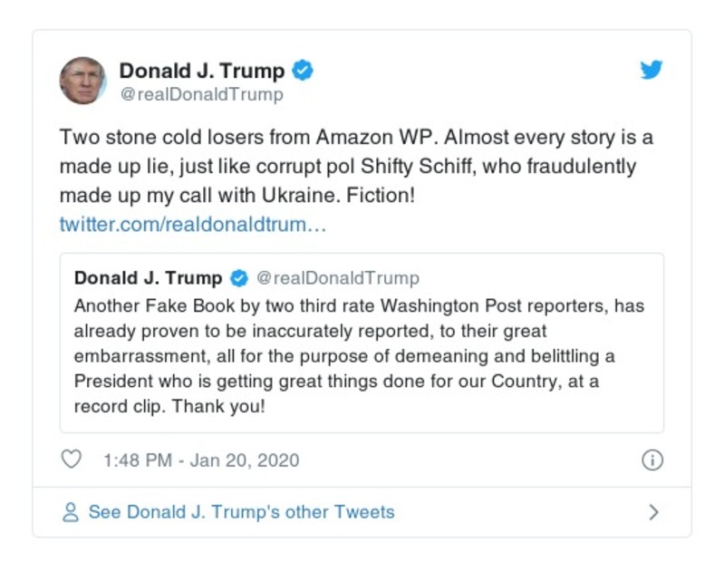 Post preview from Donald Trump