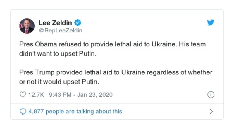 Post preview from Donald Trump