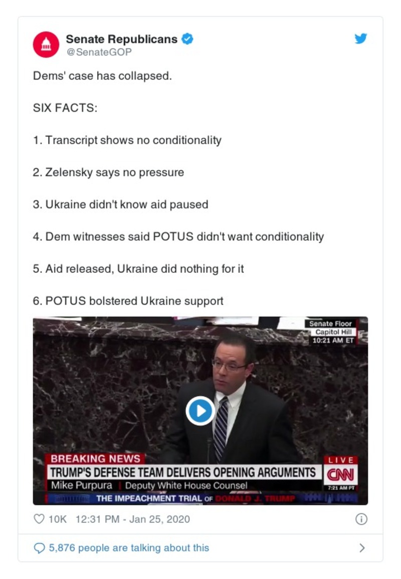 Post preview from Donald Trump