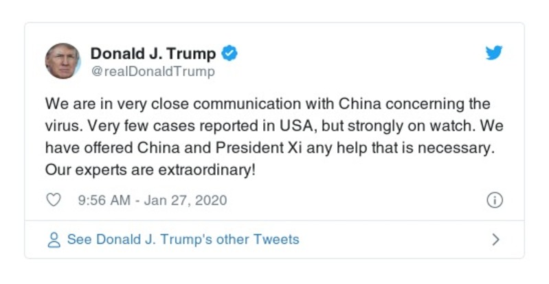 Post preview from Donald Trump