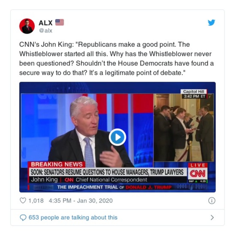 Post preview from Donald Trump