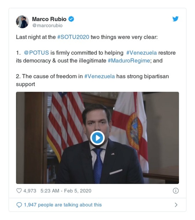 Post preview from Donald Trump