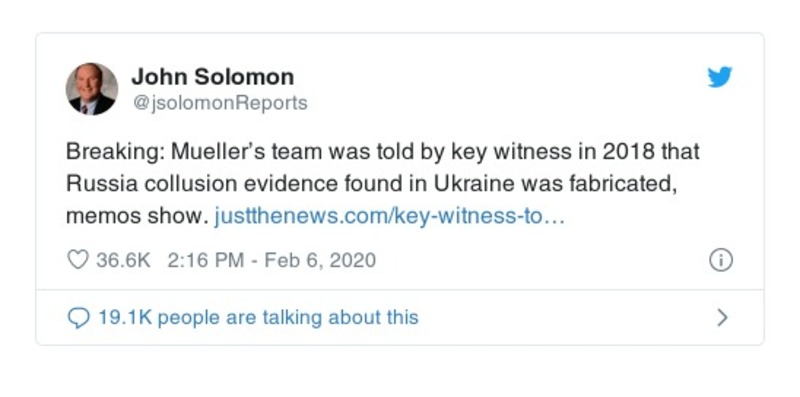 Post preview from Donald Trump