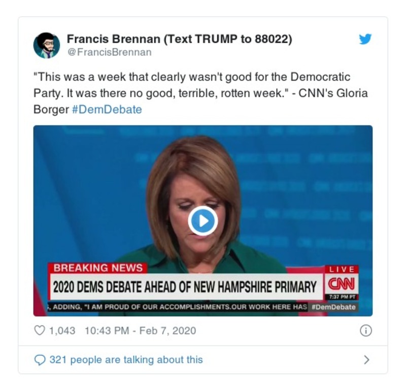 Post preview from Donald Trump