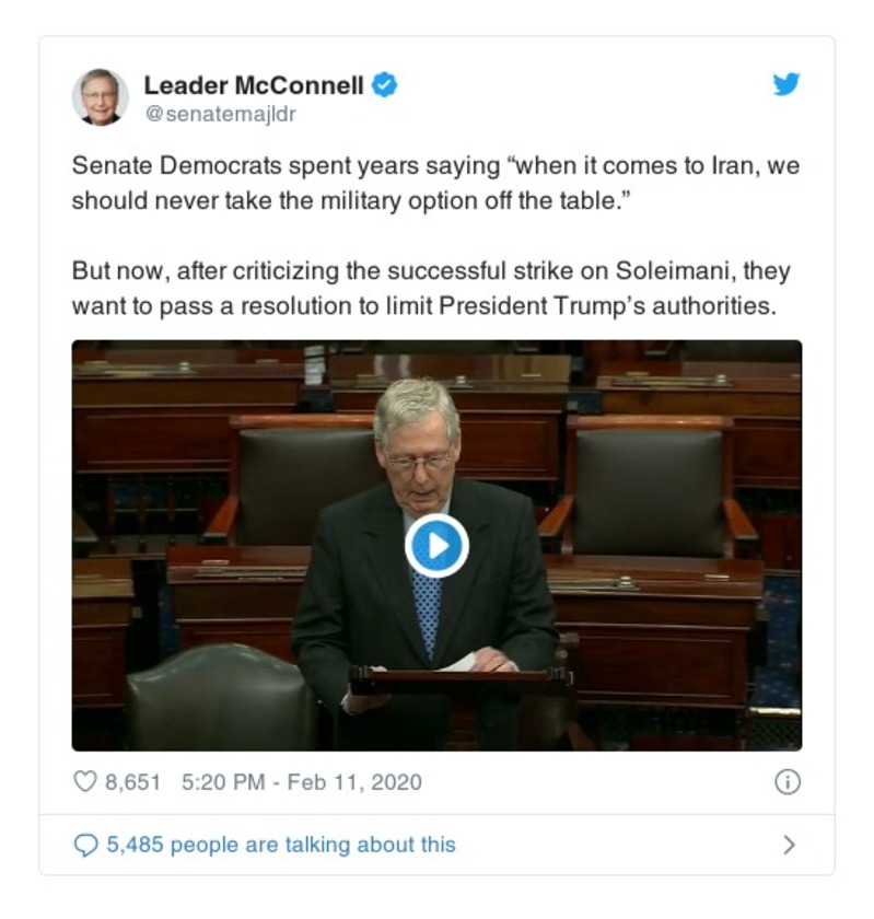 Post preview from Donald Trump