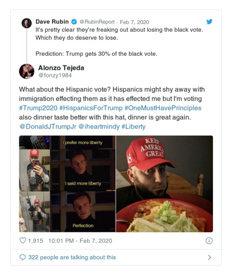 Post preview from Donald Trump