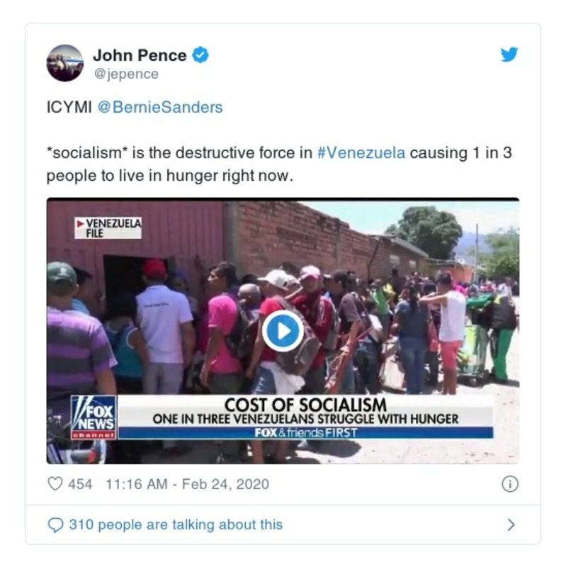 Post preview from Donald Trump