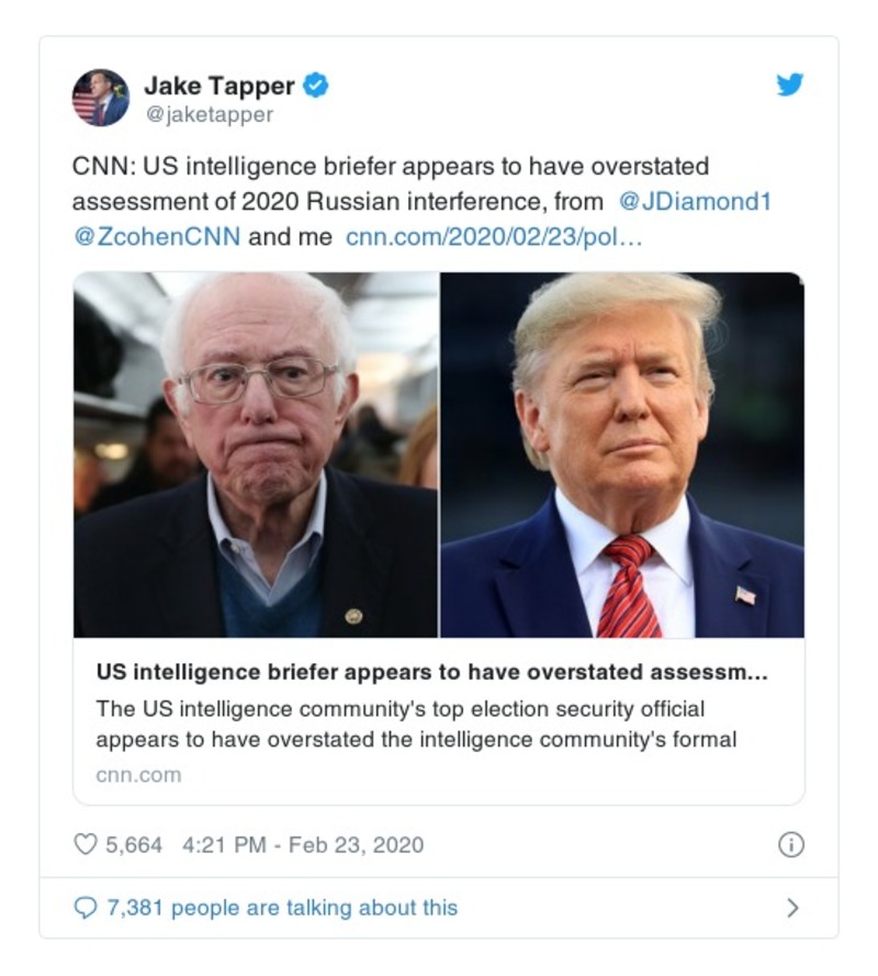 Post preview from Donald Trump