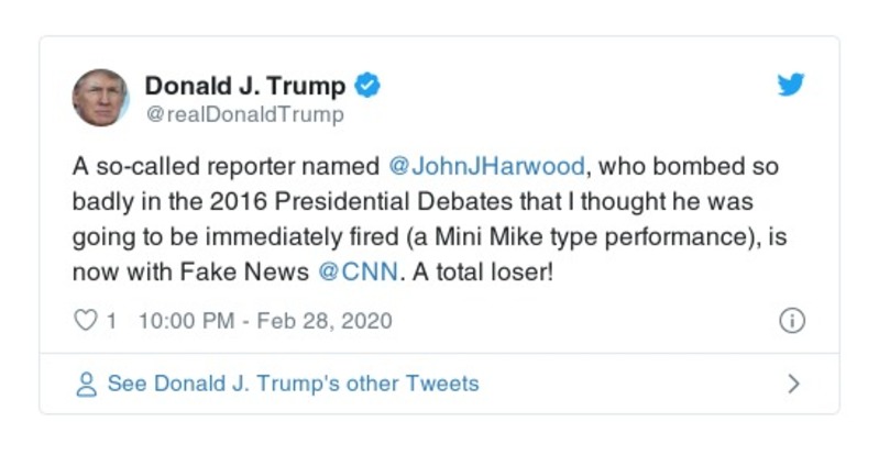 Post preview from Donald Trump