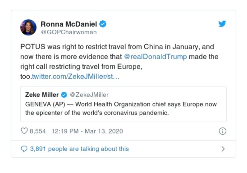 Post preview from Donald Trump