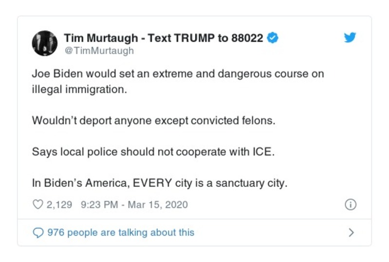 Post preview from Donald Trump