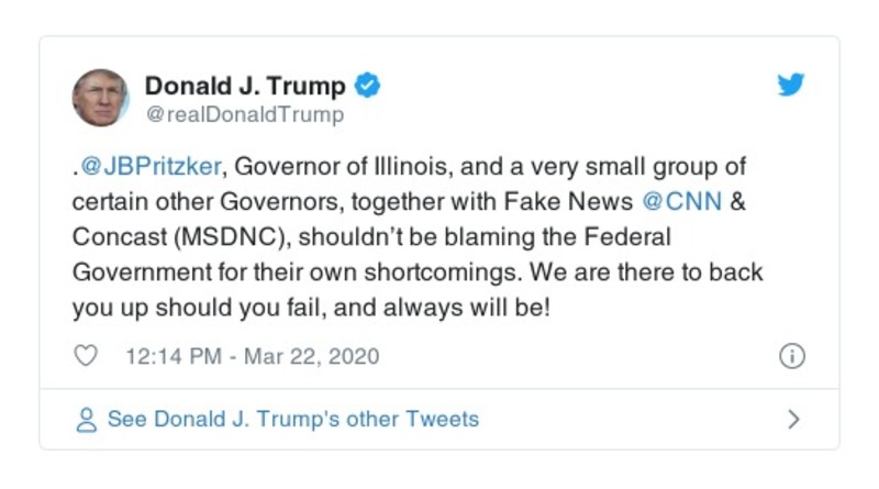 Post preview from Donald Trump