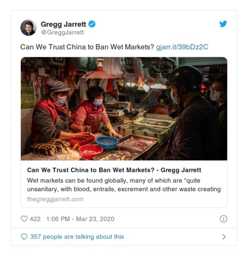 Post preview from Donald Trump