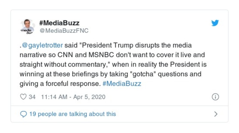 Post preview from Donald Trump