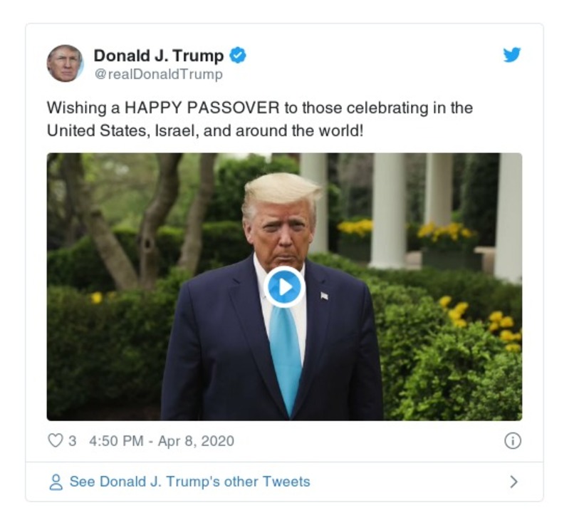 Post preview from Donald Trump