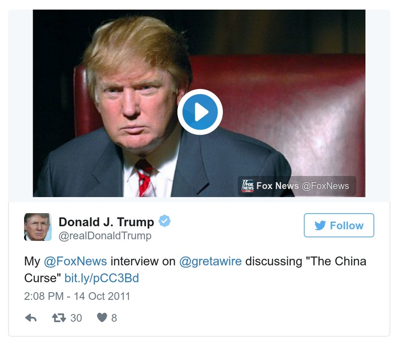 Post preview from Donald Trump