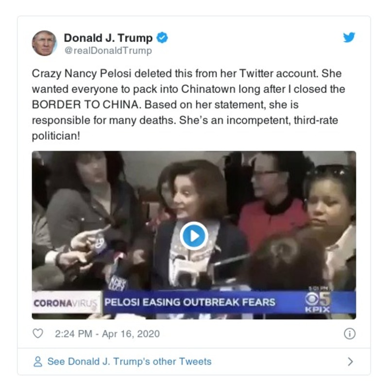 Post preview from Donald Trump