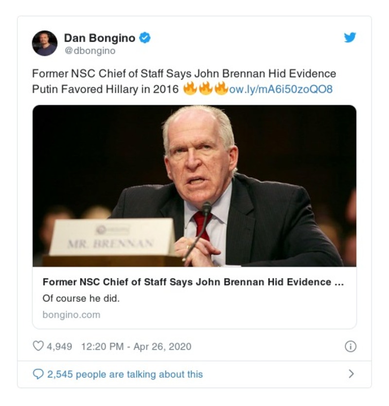 Post preview from Donald Trump