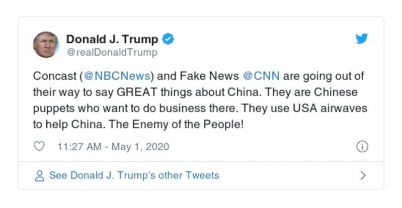 Post preview from Donald Trump