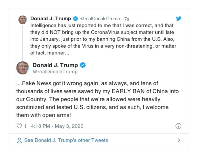 Post preview from Donald Trump