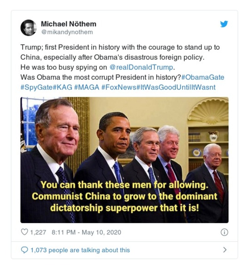 Post preview from Donald Trump