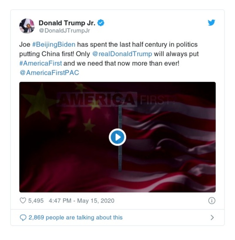 Post preview from Donald Trump