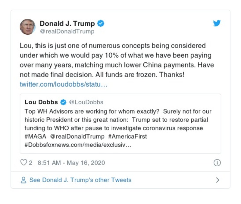 Post preview from Donald Trump