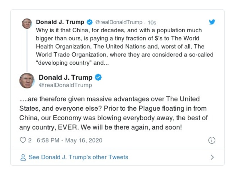 Post preview from Donald Trump