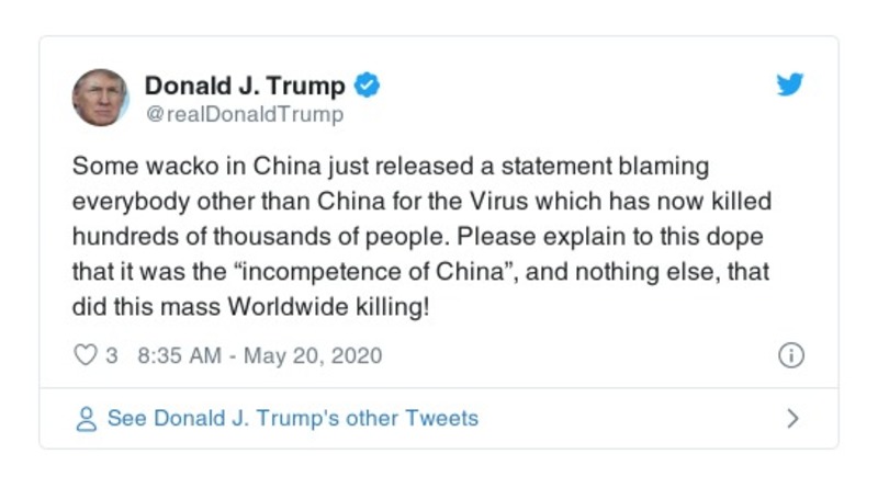 Post preview from Donald Trump